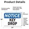 Signmission Key Drop, 24 in W x Rectangle, Vinyl Decal OS-2PACK-NS-D-1824-L-13889 - alternate 4